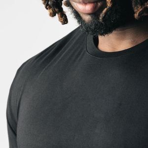 เสื้อยืดผู้ชายผ้าคอตตอน100% แห้งเร็วสำหรับผู้ชายเสื้อยืดคอกลมสำหรับใส่เดินถนนโลโก้ได้ตามต้องการ - Product Image 2