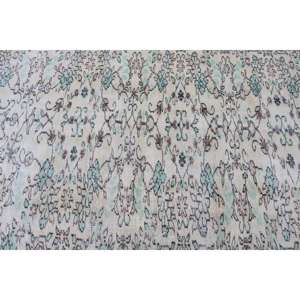 Alfombra Turca Vintage de Lana Azul, 5.2x6.4 pies - Product Image 5