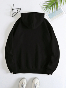 Hot Selling Men Embroidery Hoodies 100% Cotton Eco-Friendly Quick Dry Custom Made Breathable Casual Wear - Product Image 2