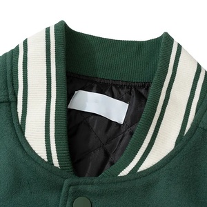 Chaquetas Varsity de Béisbol de Lana Unisex Personalizadas, de Alta Calidad, con Cuello Alto, Bordado Personalizado, Servicio OEM - Product Image 6