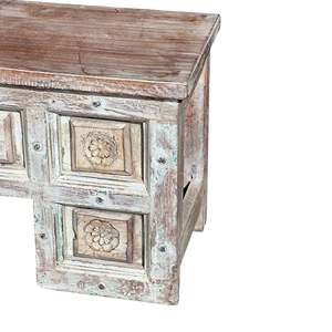 Banco de Madera Tallada, Diseño Rústico y Moderno para Patio, Jardín, Parque, Muebles de Exterior - Product Image 6