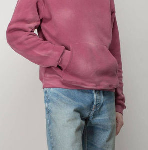 Sudadera con Capucha de Punto 100% Algodón para Hombre OEM, Logotipo Personalizado, Cuello Redondo Acanalado de Alta Calidad, Jersey de Manga Larga - Product Image 6