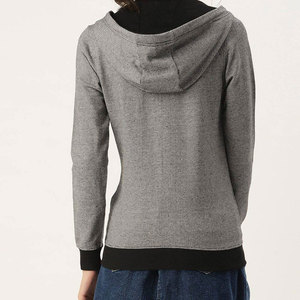 Professionnel femmes mode porter fermeture éclair sweats à capuche nouveau Design confortable coupe hiver porter des vêtements femmes fermeture éclair sweats à capuche - Product Image 3