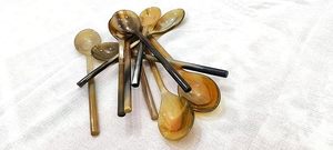 Luxury Horn <b>Spoon</b> with Mirror Polish Eco-Friendly Long Handle for Unique Gifts & <b>Table</b> Accessories-M/S SHAAD HANDICRAFTS - Product Image 3