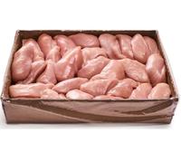 Poitrine de poulet congelée sans os ni peau, certifiée Halal, qualité A, emballage en vrac, enrichie en vitamines et nutriments, procédé de congélation BQF