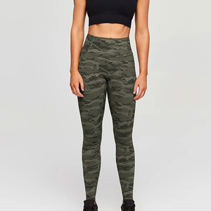 Leggings de sport pour femmes, solides, à compression, extensibles dans les quatre sens, effet liftant, pour l'entraînement, le yoga, avec des caractéristiques - Product Image 3