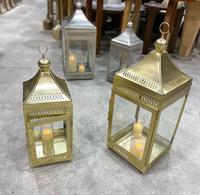 Lanterne à bougie marocaine en laiton, décoration d'intérieur, mariage, Noël, candélabre fait main