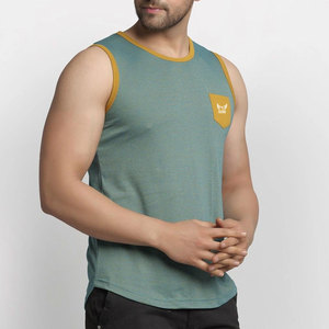 Ropa de entrenamiento de calidad superior Camiseta sin mangas para hombre ligera Camiseta sin mangas para hombre - Product Image 4