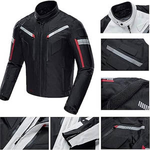 Nueva llegada transpirable hombres impermeable negro textil motocicleta chaqueta mejor calidad Motocross Cordura chaqueta - Product Image 5