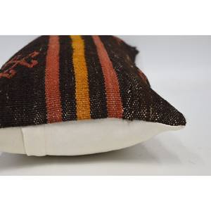 พรมขนสัตว์ถักสีน้ำตาล12X24นิ้วหมอนถักลายวินเทจ - Product Image 5