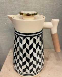 Tapa de Tetera Elegante con Incrustaciones de Nácar, Estilo Árabe, Hecha a Mano, de Lujo, Ecológica, No Tóxica, Apta para Lavavajillas - Product Image 1