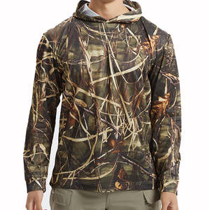 Nouveau pull hommes séchage rapide crème solaire à manches longues pêche à capuche formation en plein air tactique Camouflage hommes sweats à capuche vêtements de pêche - Product Image 2