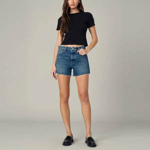 Shorts en jean pour femmes, vêtements décontractés, emballage personnalisé, prix bas, short en jean de haute qualité pour femmes - Product Image 1