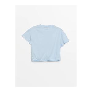 LCW per bambini girocollo Minnie topolino stampato a manica corta per ragazze t-shirt Crop L C M WAIKINAİ