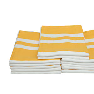 Toalla de taladro de limpieza de cocina/coche 100% algodón-amarillo - Product Image 1