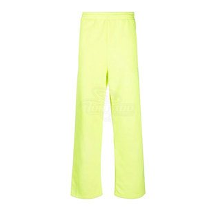 Pantalon de survêtement évasé pour homme, nouveau style, taille haute, coupe droite, en molleton de coton, taille élastique, décontracté, personnalisable, grandes tailles - Product Image 2