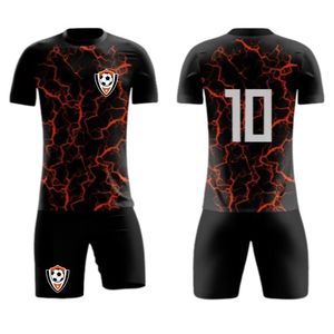 Uniforme de volley-ball pour jeunes joueurs impression par sublimation colorée tissu en polyester de haute qualité coutures durables faites pour les écoles - Product Image 2