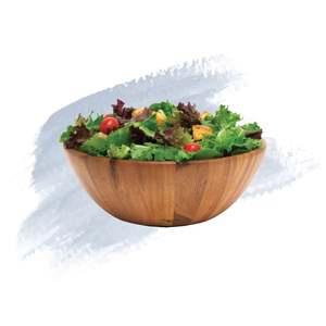 2025 Best Selling Wholesale High Quality <b>Large</b> Acacia Wood Wave Serving <b>Bowl</b> for Fruits <b>Salads</b> - Product Image 5