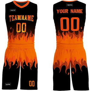 Camiseta de Baloncesto Personalizada con Sublimación e Impresión Digital, Sin Mangas, de Malla de Poliéster, Reversible, para Adultos, Tallas Grandes - Product Image 1