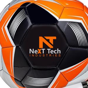 Balón de entrenamiento de fútbol de Next Tech Industries, material de PU para fines de entrenamiento con diseño personalizado y logotipo personalizado - Product Image 2