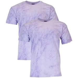T-shirt en coton uni pour homme, basique, confortable, tissu doux, fournisseur de logo personnalisé - Product Image 2