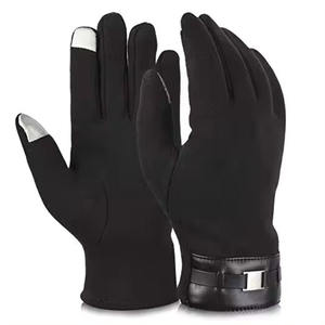 Guantes de cuero a la moda para mujer Guantes de moda para hombre Guante de vestir Piel de oveja Servicio OEM Vida diaria personalizada - Product Image 2
