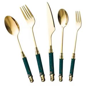 Ensemble de couverts en argent de luxe, meilleure vente, décoration de table faite à la main, ensemble de couverts de mariage, couverts en acier inoxydable - Product Image 3