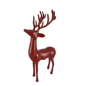 Vajilla de aluminio de diseño clásico, Rein Deer Red Pc para Navidad, Reno decorativo, mesa, decoración del hogar - Product Image 1