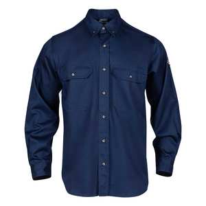 Chemise de travail à manches longues unisexe de haute qualité 100% coton retardateur sergé respirant vêtements de travail de sécurité de soudage - Product Image 6