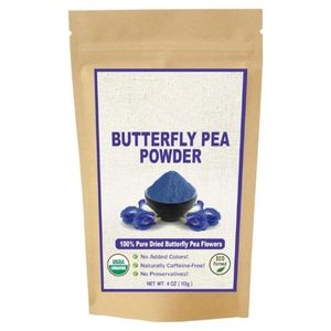 EXPAD Organic Butterfly Pea Flower <b>Powder</b> Ready to Use for Drinks <b>Ice</b> Creams & Pastry Recipes 12-Month Shelf Life - Product Image 1