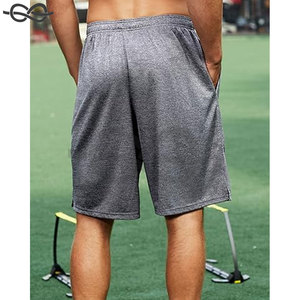 Logo personnalisé vierge de qualité supérieure Polyester Gym Mesh Sports Athletic Running Shorts pour hommes Léger Respirant Fitness Basketball - Product Image 6