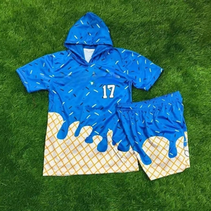 ชุดบาสเก็ตบอลสำหรับผู้ชายกางเกงขาสั้นใส่เล่นบาสเก็ตบอลพิมพ์ดิจิตอล - Product Image 1