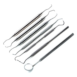 Ensemble d'instruments dentaires manuels pour examen et chirurgie, certifié CE - Product Image 4