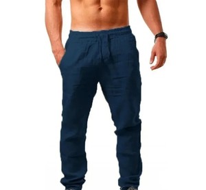 100% coton pantalons de survêtement survêtement Logo personnalisé pantalons de survêtement nouveau Style Baggy droit pour hommes polaire hommes pantalons lavés - Product Image 5