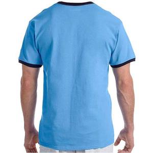 Camiseta Ringer Premium de algodón 100%, ropa para hombre, camisas de talla grande con bordado estampado, camiseta de verano para hombre, manga corta - Product Image 3