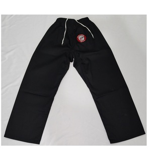 ¡Venta directa de fábrica! ¡Karate Gi de algodón polivinílico negro ligero con cinturón de pantalón blanco, ropa de artes marciales a precios con descuento! - Product Image 4