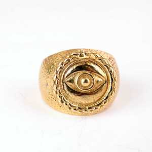 Anillos de joyería de moda chapados en oro de 18 quilates o latón Alianzas de Boda estilo retro para hombre éxito de ventas - Product Image 1