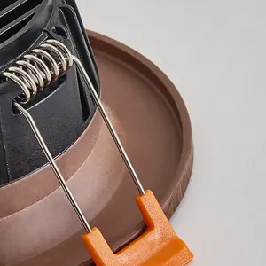 ไฟดาวน์ไลท์ฝังฝ้า MaderaWalnut 220V LED ตัวเรือนอะลูมิเนียม PC แสงวอร์มไวท์ 4000K IP54 สำหรับใช้ในห้องนั่งเล่นที่อยู่อาศัย ได้รับการรับรองมาตรฐาน ETL - Product Image 5