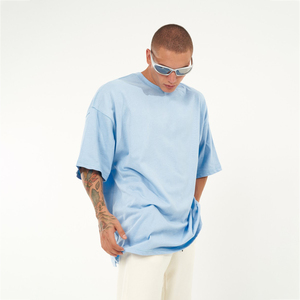 Camisetas de algodón 100% de calidad premium para hombre de último diseño de secado rápido y cómodas con bordado - Product Image 4