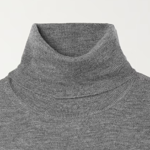 Pull sans manches à col roulé pour femme, couleur grise Pure, haute qualité, prix bon marché, Design Unique, mode printemps hiver automne - Product Image 2