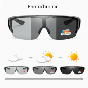 Lunettes de soleil de sport avec lentille polarisée pour la pêche, la course à pied, le <span class=keywords><strong>cyclisme</strong></span> en montagne et la conduite-Lunettes enveloppantes à monture PC pour la protection - Product Image 3