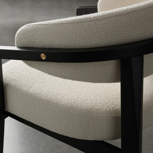 เก้าอี้รับประทานอาหารไม้หรูหราทันสมัยพร้อมพนักพิงที่สะดวกสบายสำหรับบ้านโรงแรมอพาร์ทเมนต์ห้องรับประทานอาหารเฟอร์นิเจอร์สำหรับใช้ในคลังสินค้า - Product Image 3