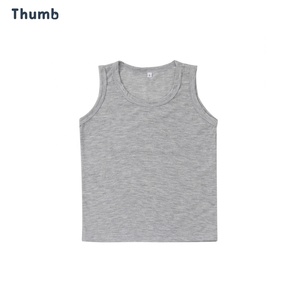 Áo Ba Lỗ Trống 100% Polyester Cho Bé Trai Và Bé Gái Mùa Hè Quần Áo Trẻ Em In Thăng Hoa Sản Xuất Tại Thái Lan Bán Sỉ OEM - Product Image 1