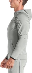 Veste coupe-vent longue pour homme de marque en gros, style vintage écologique, légère, imperméable et respirante - Product Image 4