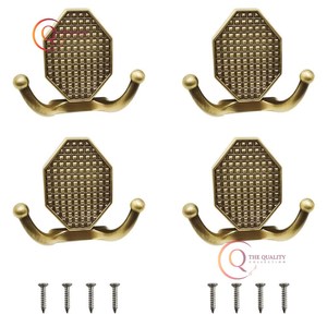 Crochets en laiton modernes de qualité supérieure Cintres muraux décoratifs à la demande pour manteau et usage domestique Installation de suspension horizontale en tissu - Product Image 5