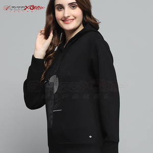 Sweat à capuche imprimé respirant pour femmes avec design graphique et confortable coupe active mode sweat à capuche imprimé pour femmes - Product Image 2