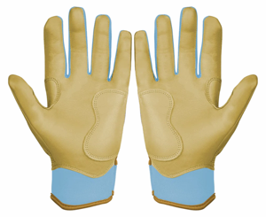 Gants de frappeur de baseball sur mesure en gros, 100 % cuir véritable, doigts entiers, confortables, durables, gants Pro-Grip pour athlètes professionnels - Product Image 2