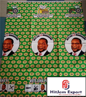 Fabricante de Tela Africana de Algodón Encerado Personalizada, Twill Rib, OEM, ODM, Nigeria, Ghana, Camerún, Europa, Fábrica Textil