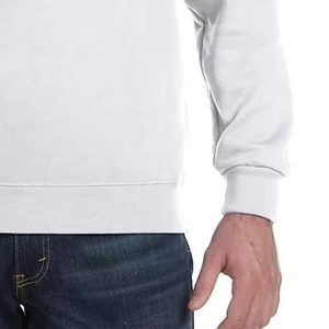 100% coton respirant surdimensionné Streetwear sweat hommes col rond goutte épaule plaine principal sweats à capuche sweat à capuche - Product Image 6