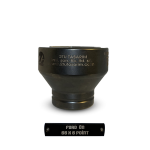Clé à douille à 6 points de 66 mm pour écrous d'axe/roue à usage intensif pour camions FORD |   3/4 Drive-2TUTASARIM Garantie de 2 ans de la marque - Product Image 3